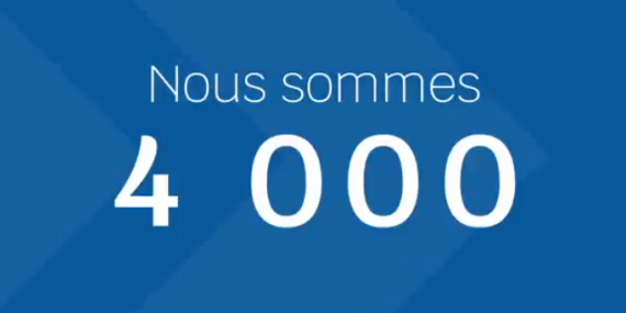 Nous sommes 4000